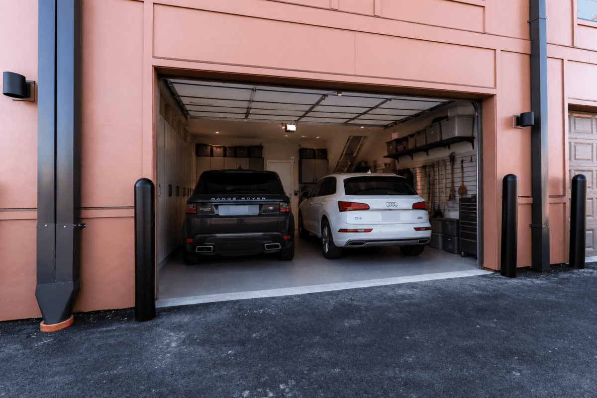 furnished garage