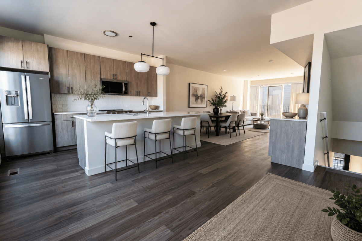 furnished kitchen